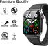 6 Pack Compatible with Donerton T50S 1.85" Smart Watch Screen Protector Film Compatible with Uaue T50H 1.85 inch Smartwatch Screen Protectors Foils Screen Cover Crystal Clear HD Anti-Scratch