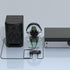 Cubilux Bidirectional 4-Channel 6.35mm Audio Selector, 1x TRS to 4X TRS Stereo AUX Switch Box for Home Audio