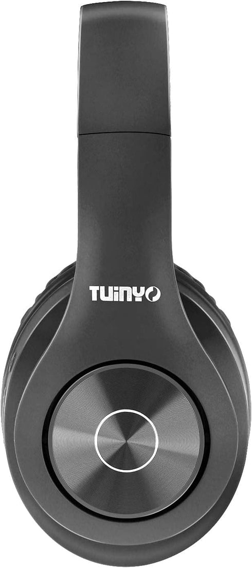 TUINYO Bluetooth Headphones Wireless, Over Ear Stereo Headset with 40H Playtime, Deep Bass, Soft Memory-Protein