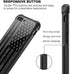 Case for iPhone 7/8/SE2, American Flag Design, Tempered Glass + Soft Silicone TPU Shock Protection