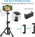 Webcam Tripod Stand Extendable for Camera/Phone/Webcam, Desk Tripod Mount Holder Compatible with Logitech Stream