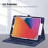 Fintie Case for iPad 9th/8th/7th Generation, 10.2 Inch Multi-Angle Viewing Stand Cover with Pocket, Starry Sky
