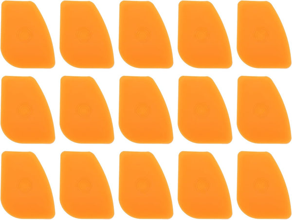 MECCANIXITY 15pcs Thin Phone Pry Opening Tools, Plastic Dual Ends Spudger for PC Tablet Laptop Repair Tool Kit, Orange