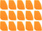 MECCANIXITY 15pcs Thin Phone Pry Opening Tools, Plastic Dual Ends Spudger for PC Tablet Laptop Repair Tool Kit, Orange