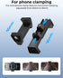 SMALLRIG 1/4" 3/8" 9.8 Inches 5326 Clamp w/ and Thread Holes, Adjustable Friction Power Articulating Magic Arm