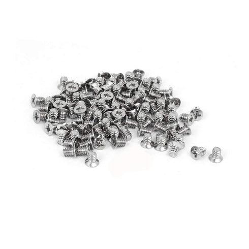 XJS Computer PC Case 2.5-inch HDD M3x5mm Flat Phillips Head Hard Drive Screw (100pcs)