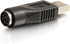 C2G Legrand USB to PS/2 Adapter - Male to Female for USB Mouse and PS/2 Keyboard - Black, 1 Count