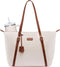 LOVEVOOK Laptop Tote Bag for Women, Lightweight Work Tote with Cup Holder,