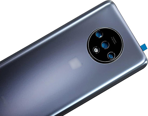ubrokeifixit for OnePlus 7T Housing Rear Glass Back Door Cover Replacement/Adhesive (Silver, Not for 7T Pro)