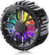 Mobile Phone Cooler, Rechargeable Semi Conductor Cell Phone Radiator with Colorful LED Light, Universal Magnetic Phone