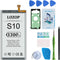 S10 Battery Replacement Kit for Samsung Galaxy S10 SM-G973U/U1/F/W/X, with Repair Tools Kit