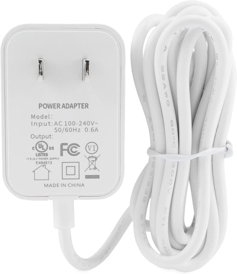 LEFXMOPHY Charger for VTech VM901 VM919HD Baby Monitor Camera (Not for Handheld Screen Parent Unit) 5V Power Adapter