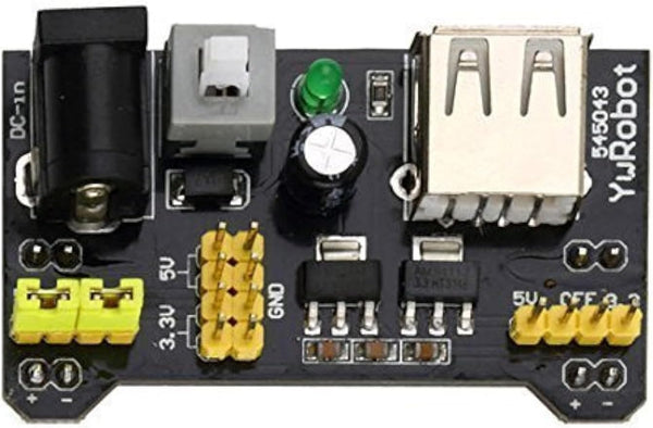 CorpCo MB102 Power Supply Module 3.3V/5V for Solderless Arduino Breadboard