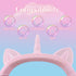 Unicorn Kids Headphones, Foldable Bluetooth Headphones for Girls Boys Toddlers, Light Up Wireless Headphone Birthday