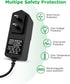 5V 2A 10W DC Power Supply Adapter, AC/DC Wall Plug Charger for Security Camera, Baby Monitor, USB Type C
