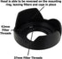 Fotodiox Reversible Flower Hood for Olympus M.Zuiko Digital ED 14-42mm f/3.5-5.6 EZ Lens