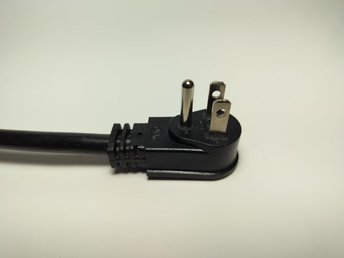 Generic IEC320-C19 14AWG, 5-15P 10ft Locking Power Cord, Flat Plug, Heavy Duty, SJTOW Cable for Appliances, Data