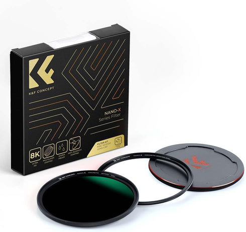 K&F Concept 58mm Magnetic ND1000 Lens Filter, 10-Stop Fixed Neutral Density Filter, Magnetic Basic Ring for Camera Lens