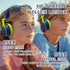 Kids Headphones Bluetooth 5.3 Wireless, 60H Play Time, Volume Limited Over Ear Foldable Headset with Aux Mic (Deep Blue)