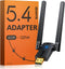 Long Range USB Bluetooth Adapter ZEXMTE for PC, 5.4 USB Dongle with High Gain Antenna, 590FT Wireless Receiver