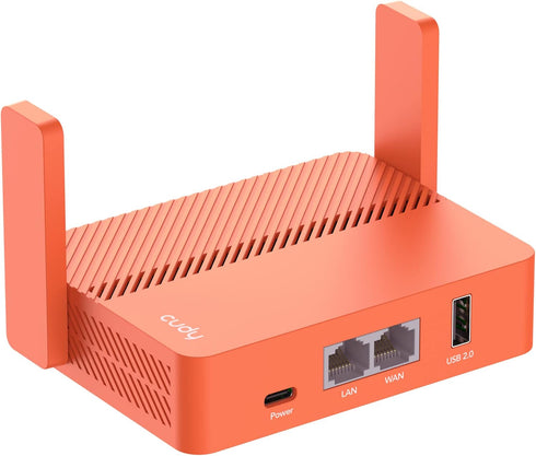 Cudy AC1200 Pocket-Sized Wi-Fi Travel Router, Extender/Repeater for Hotel&Public Network, WISP, VPN Client