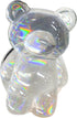 Transparent Mobile Phone Grip Stand | Bear Phone Folding Finger Stand, Easy Installation Smooth 3D Laser Phone Folding
