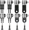 3-Way Adjustable Extension Pivot Arm Adapter Mount Kit for Action Cameras, Long and Short, Straight Joints