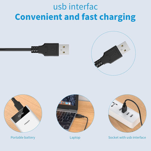 Replacement Novah Clippers Charger USB Cord Compatible with Novah Hair Clipper HCL-001 HCL-002