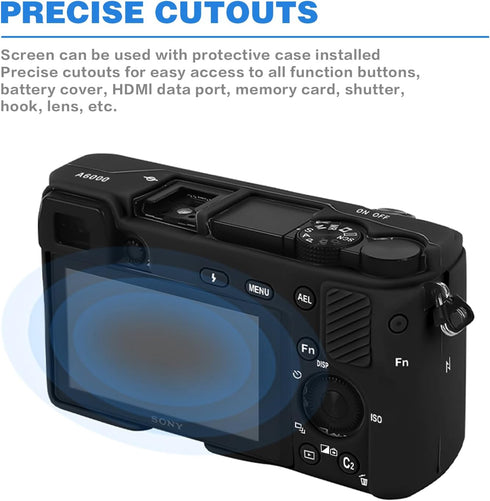 Easy Hood Case for Sony Alpha A6000 ILCE-6000 Digital Camera, Anti-Scratch Soft Silicone Protective Cover
