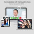 Selfie Ring Light, QIAYA Portable Clip Selfie Light with 36 LED for Smartphone Photography and Camera Video