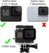 FitStill Double Lock Waterproof Housing for GoPro Hero 2018/7/6/5 Black, Protective 45m Underwater Dive Case