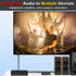2 4 in Out RCA L/R Audio Splitter Stereo Line Level Distributor Mixer with Independent Volume Control for Home Theater