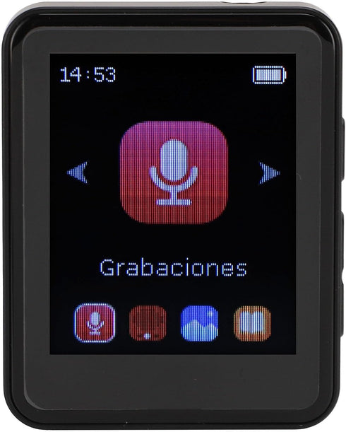 MP3 Player with Bluetooth5.0, 1.8 inch Portable Music Player with Back Clip,