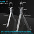 12" 2 Heavy-Duty Antenna Mount Bracket, Adjustable Antenna Mast Mount, Waterproof Wall Mount Pair for TV Antenna Mast