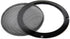 10" Universal Black Speaker Grille Mesh Cover, Round Protective Ring for Cars Home Stereo DIY Accessories
