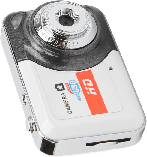 Pomya Mini DV Camera, Small Video Recorder with Motion Detection, Support 32G Memory, USB Mini Camera Keychain Video
