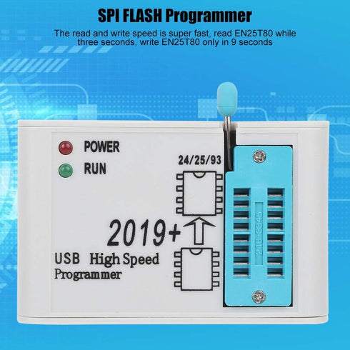 Glomora Programmer Programmer Programming High-Speed Adapter - Compact Socket for Swift Firmware Upgrades and Chip