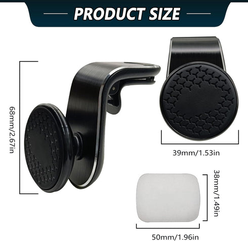 Icyhaws 360 Strong Magnetic Phone Mount for Car, Universal Car Vent Phone Holder, Rotation Adjustable Magnetic