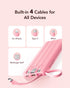 VRURC 4 5 2 17 16 15 14 13,Samsung,Android-Barbie Pink(1 Pack) Portable Phone Charger, Travel Portable Charger