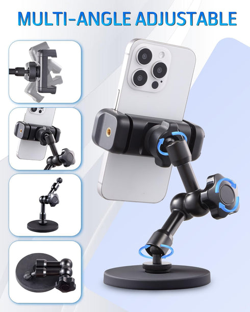 SH 360 4-7 Inch Magnetic Phone Holder for Gym, Portable Magnetic Phone Mount with Super Strong Magnetic Base