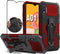 Folmeikat Compatible with Samsung Galaxy A01 Case - Military Grade Protective with Belt Clip and Kickstand