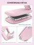Lamicall Pink Phone Stand for Desk, Rose Gold Cell Phone Holder, Desktop Accessories for iPhone 14 Pro Max, 4-8''