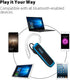 Wireless Bluetooth Headset: Ultralight Earpiece with Noise Cancelling Mic, 18 Hours Playtime for iPhone, Samsung,