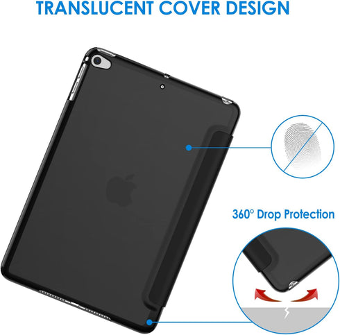 JETech Case for iPad mini 5 (2019 Model) | Smart Cover with Auto Sleep/Wake, Black