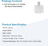 5/8" 1/4" Mic Stand Adapter Female to Male, Microphone Screw Adapter, Thread Conversion Connector for Microphone Mount
