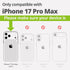 Carveit 17 Magnetic Wooden Case for iPhone Pro Max Case, Wood Artisan Engraved & Black Soft TPU Shockproof Cover