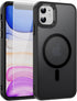 Strong Magnetic Anti-Fingerprint Case for iPhone 11, Compatible with MagSafe Wireless Charging, Translucent Matte Slim