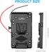 Fomito V Mount V-Lock D-tap BP Battery Plate Adapter, 14.4V to 16.8V D-tap Output