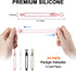Nearockle 24Pcs Silicone Cable Straps Cord Organizer for Bundling Earphone, Phone Charger, Computer Cords, Reusable Cable Ties Wire Organizer in Home,Office,Kitchen,School (4 Colors) by Nearockle