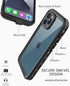 Design for iPhone 12 Pro Waterproof Case, Full Body Shockproof Cover with Screen Protector, Dust Proof for iPhone 12